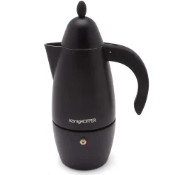 Aluminiowa kawiarka KönigHOFFER Prestigio Black 6 espresso