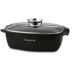 Brytfanna aluminiowa z aromatyzerem Konighoffer Pollo 5,5 l prostokątna