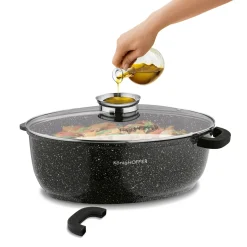 Brytfanna ceramiczna owalna Konighoffer Kingstone 8 l na indukcję