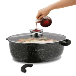 Brytfanna ceramiczna owalna Konighoffer Kingstone 8 l na indukcję