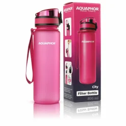 Butelka filtrująca Aquaphor City 0,5 l różowa