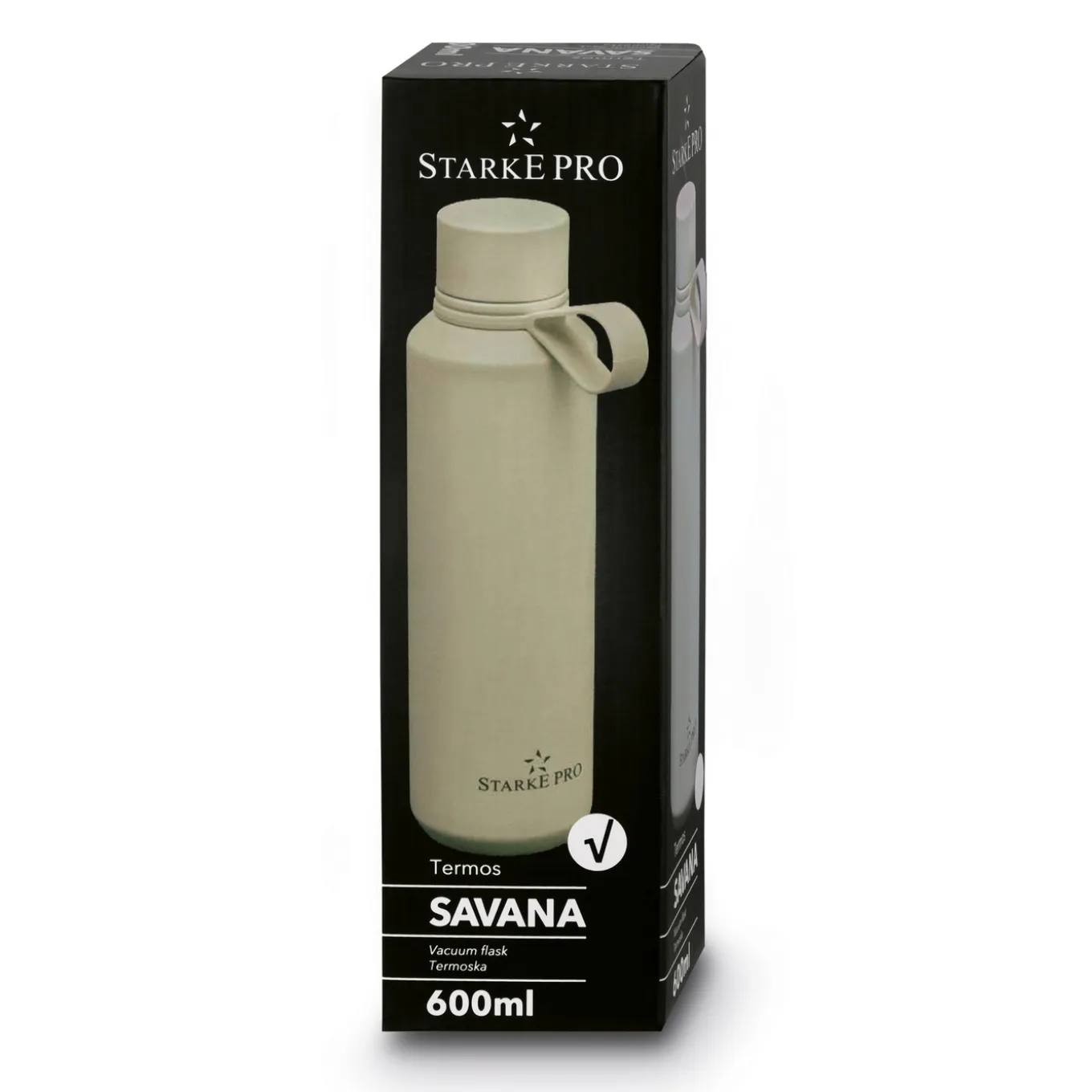 Butelka termiczna Starke Pro Savana 600 ml żółta
