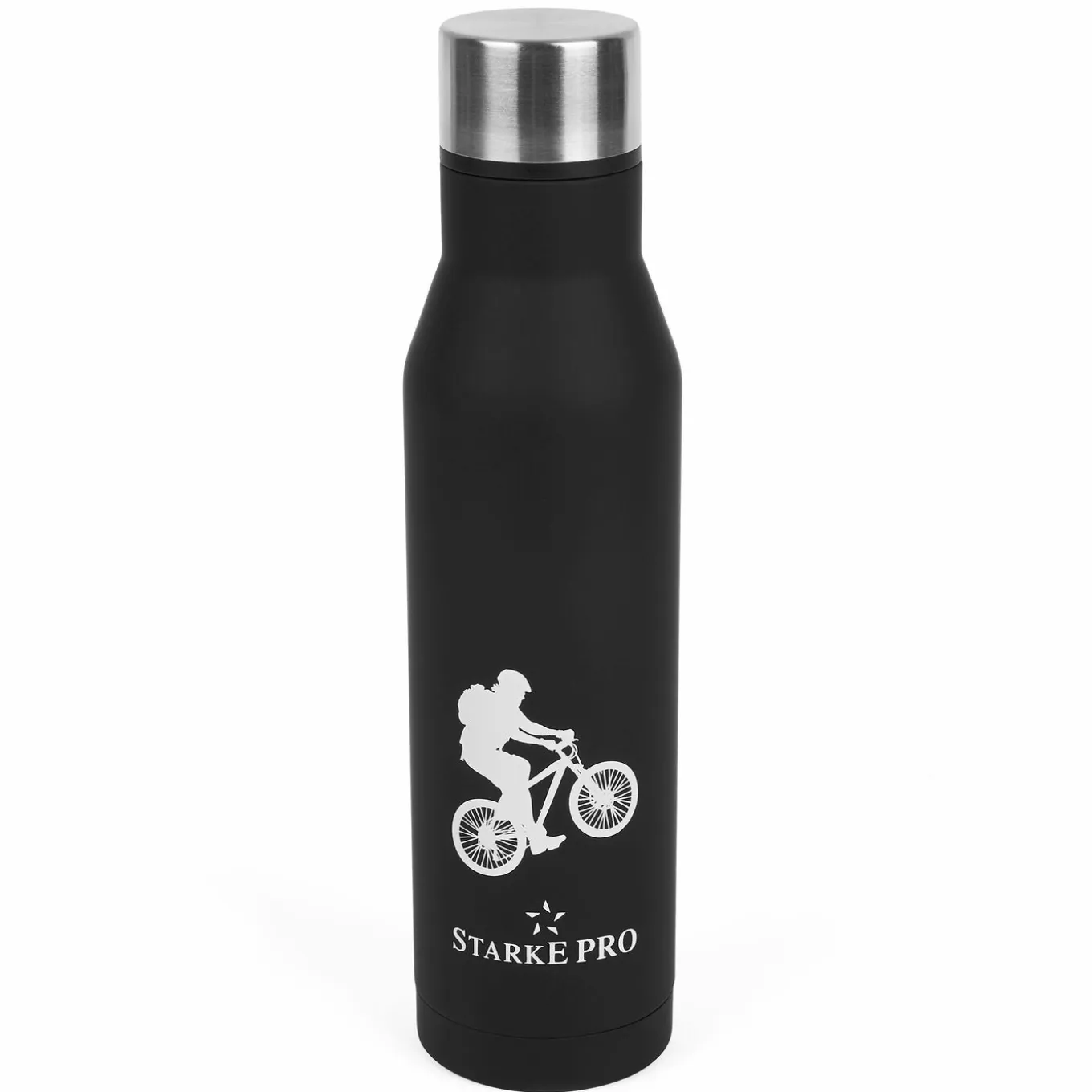 Butelka termiczna Starke Pro Explorer 750 ml czarna ze stali nierdzewnej