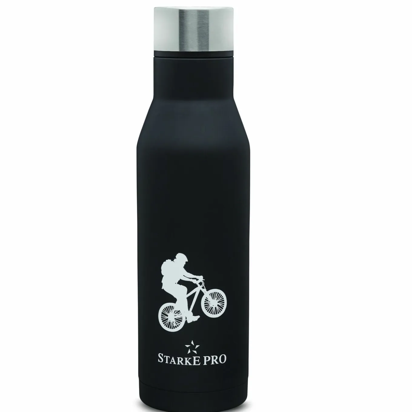 Butelka termiczna Starke Pro Explorer 750 ml czarna ze stali nierdzewnej