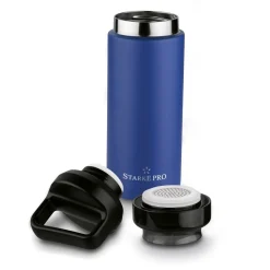 Butelka termiczna z sitkiem Starke Pro Lazaro 400 ml granatowa