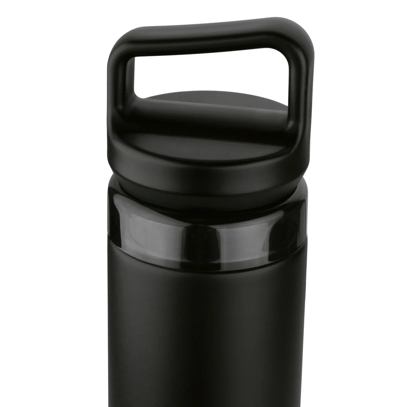 Butelka termiczna z sitkiem Starke Pro Lazaro 400 ml czarna