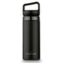 Butelka termiczna z sitkiem Starke Pro Lazaro 400 ml czarna