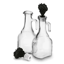 Butelki na oliwę szklane Sarina 250 ml 2 sztuki mix kolorów
