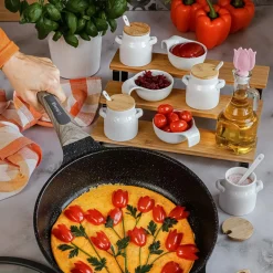 Butelki na oliwę szklane Sarina 250 ml 2 sztuki mix kolorów