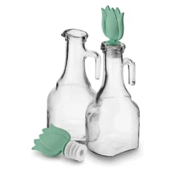 Butelki na oliwę szklane Sarina 250 ml 2 sztuki mix kolorów