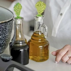 Butelki na oliwę szklane Sarina 250 ml 2 sztuki mix kolorów