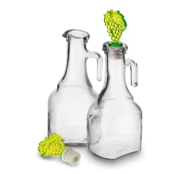 Butelki na oliwę szklane Sarina 250 ml 2 sztuki mix kolorów