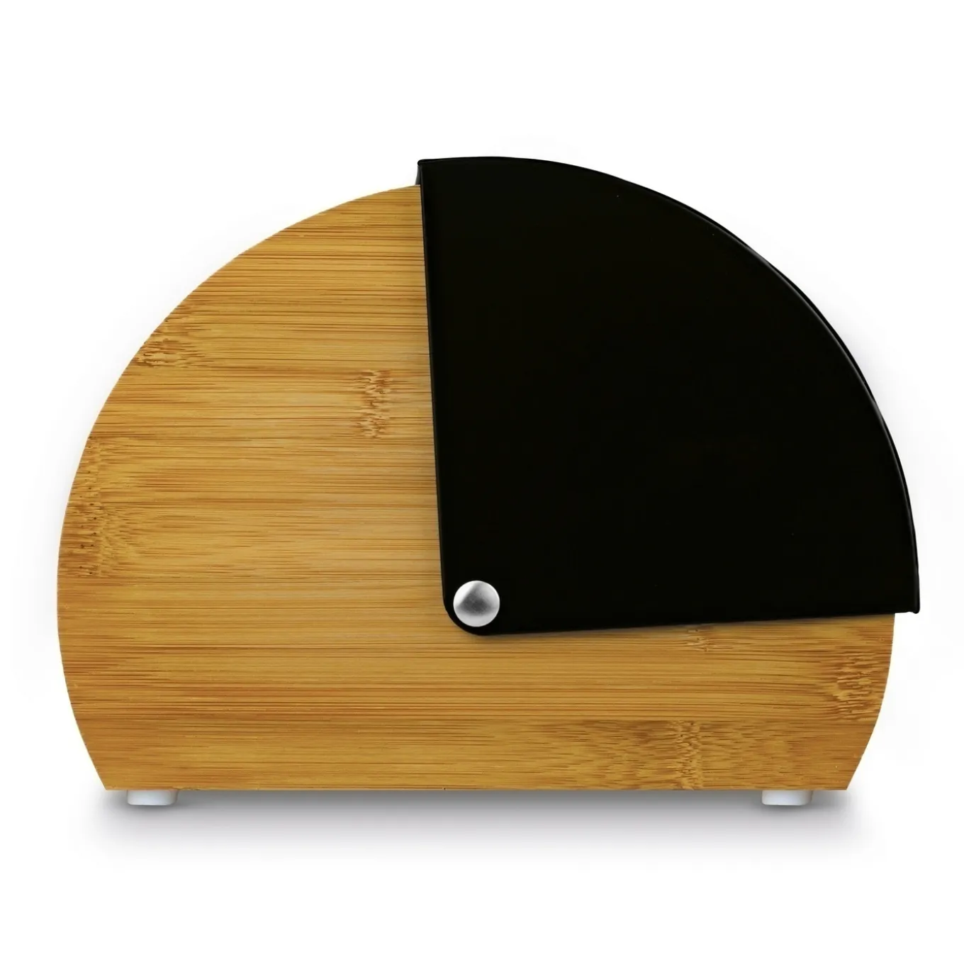 Chlebak bambusowy Konighoffer Fushion 36 x 22 x 17 cm czarny