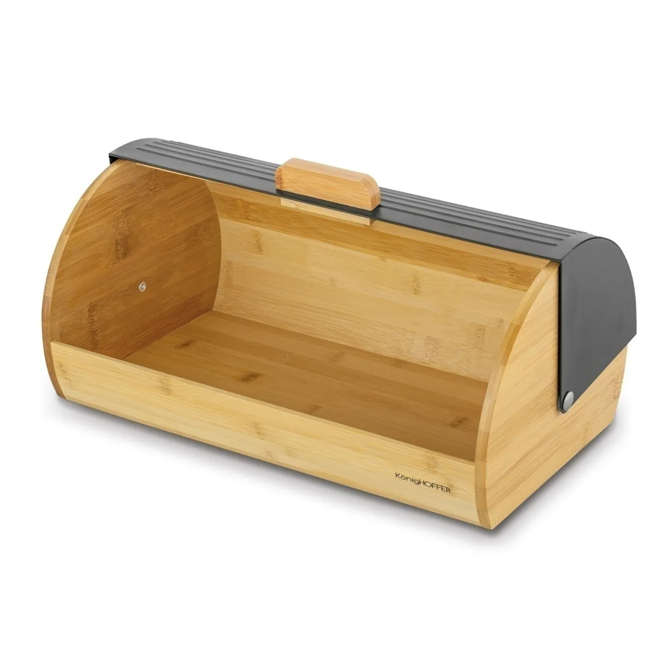 Chlebak bambusowy Konighoffer Fushion 36 x 22 x 17 cm czarny