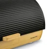 Chlebak bambusowy Konighoffer Nero 39 x 25,5 x 19 cm czarny