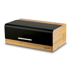 Chlebak bambusowy Konighoffer Fresco 36 x 20 x 13,5 cm czarny
