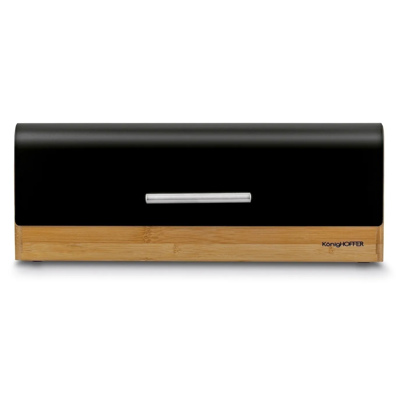Chlebak bambusowy Konighoffer Fresco 36 x 20 x 13,5 cm czarny