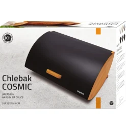 Chlebak bambusowy KonigHOFFER Cosmic biały
