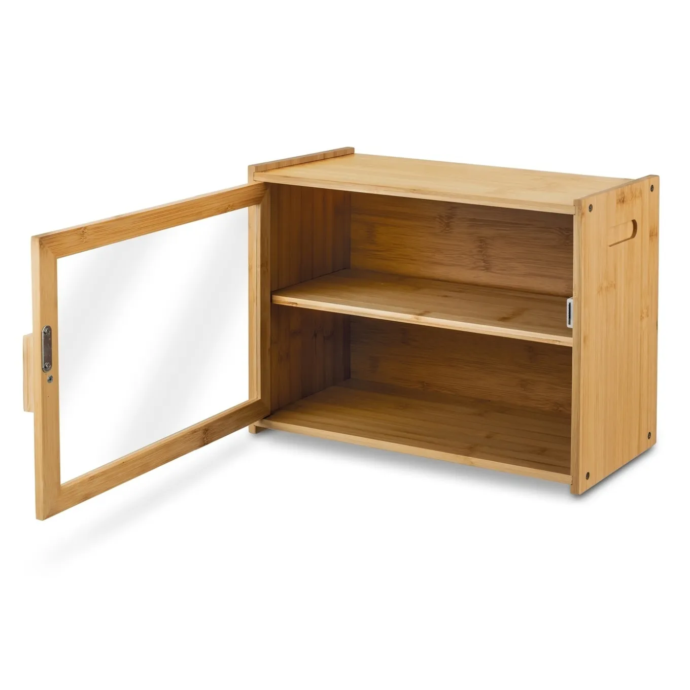 Chlebak bambusowy z półką Tadar 40 x 20 x 31 cm