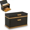 Chlebak stalowy dwupoziomowy Konighoffer Artesano 38 x 18 x 23 cm czarny