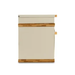 Chlebak stalowy dwupoziomowy Konighoffer Artesano 38 x 18 x 23 cm kremowy