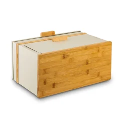Chlebak stalowy dwupoziomowy Konighoffer Artesano 38 x 18 x 23 cm kremowy