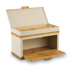 Chlebak stalowy dwupoziomowy Konighoffer Artesano 38 x 18 x 23 cm kremowy