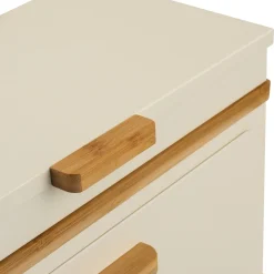 Chlebak stalowy dwupoziomowy Konighoffer Artesano 38 x 18 x 23 cm kremowy