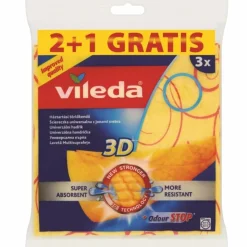 Ścierki kuchenne uniwersalne z jonami srebra Vileda 34 x 34 cm 3 sztuki