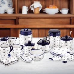 Cukiernica ceramiczna z łyżeczką Tadar Folklor