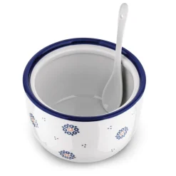 Cukiernica ceramiczna z łyżeczką Tadar Folklor