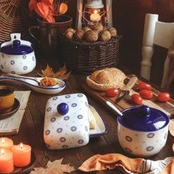 Cukiernica ceramiczna z łyżeczką Tadar Folklor