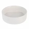 Cukiernica porcelanowa z bambusową pokrywką i łyżeczką Konighoffer 14,5 x 5 cm biała