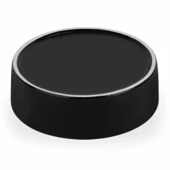 Cukiernica porcelanowa z pokrywką i łyżeczką Konighoffer 14,5 x 5 cm czarna