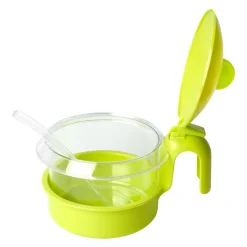 Cukierniczka okrągła z łyżeczką Hega 450 ml mix kolorów