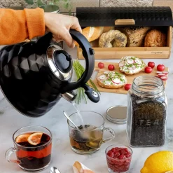 Czajnik na gaz i indukcję Tadar Crystal 3 l czarny mat