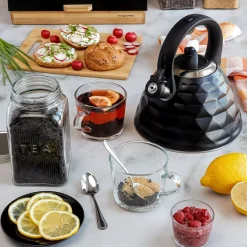Czajnik na gaz i indukcję Tadar Crystal 3 l czarny mat