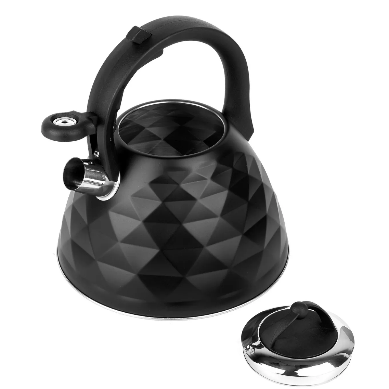 Czajnik na gaz i indukcję Tadar Crystal 3 l czarny mat