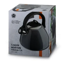 Czajnik tradycyjny na indukcję Konighoffer Norton 3 l szary