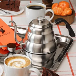 Czajnik z termometrem Konighoffer Barista 1 l srebrny