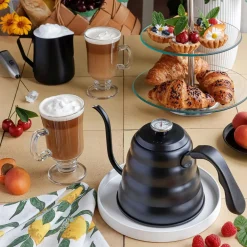 Czajnik z termometrem Konighoffer Barista 1,2 l czarny