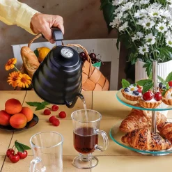 Czajnik z termometrem Konighoffer Barista 1,2 l czarny