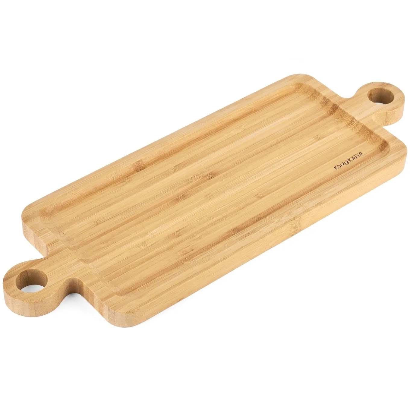 Deska bambusowa do krojenia z uchwytami Konighoffer 40 x 14 x 1,6 cm