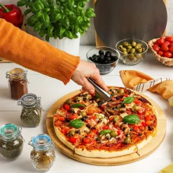 Deska bambusowa do serwowania pizzy Tadar 33 cm