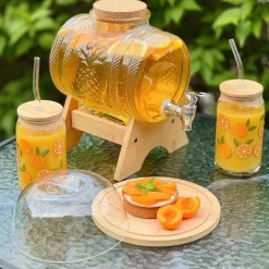 Deska bambusowa z kloszem Tadar 18,8 cm okrągła