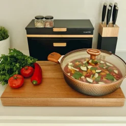 Deska do krojenia i serwowania akacjowa XXL Premium Starke Pro 50 x 26 x 4,5 cm