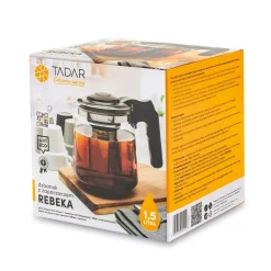 Dzbanek do herbaty z zaparzaczem nierdzewnym Tadar Rebeka 1,5 l