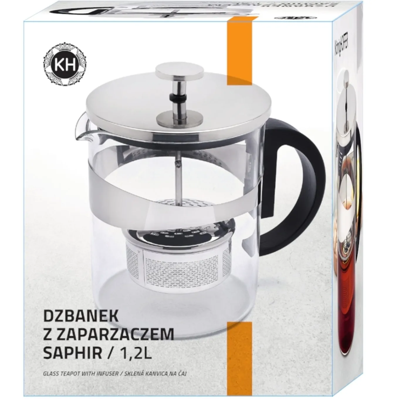 Dzbanek do herbaty z zaparzaczem Konighoffer Saphir 1,2 l