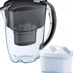 Dzbanek filtrujący Aquaphor Jasper 2,8 l z wkładem filtrującym B25 Maxfor czarny