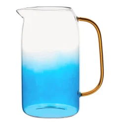 Dzbanek szklany Starke Pro Arube 1,5 l i 2 szklanki 300 ml niebieskie